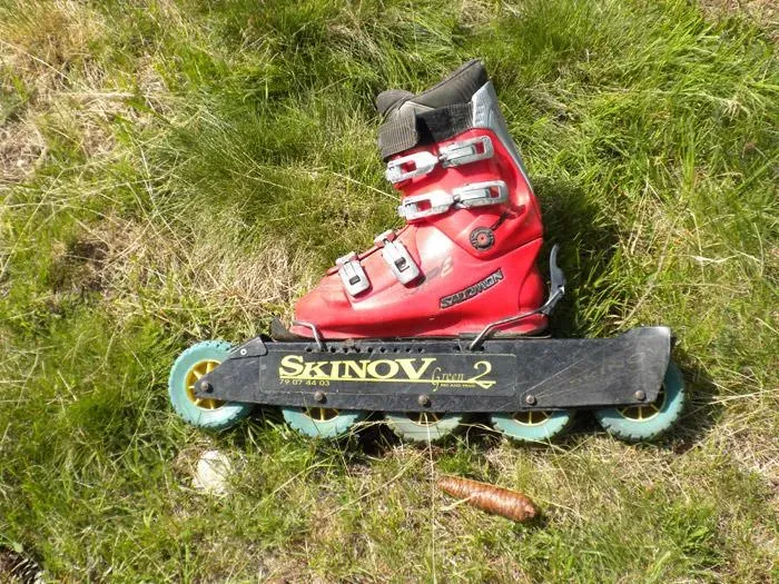 Rollers sur herbe près de Clermont-Ferrand