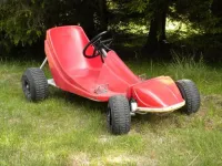 kart sur herbe